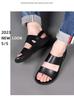 2026 Men's Genuine Leather Dual-Use Sandals - Non-Slip, Thick Sole, Soft & Versatile Beach Slides