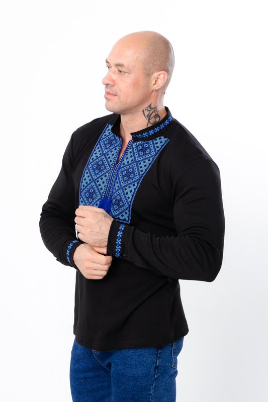 Men’s Long Sleeve Embroidered Shirt – Traditional Ukrainian Design & Comfortable Fit, Any Season, 8605-015-22-2 HC