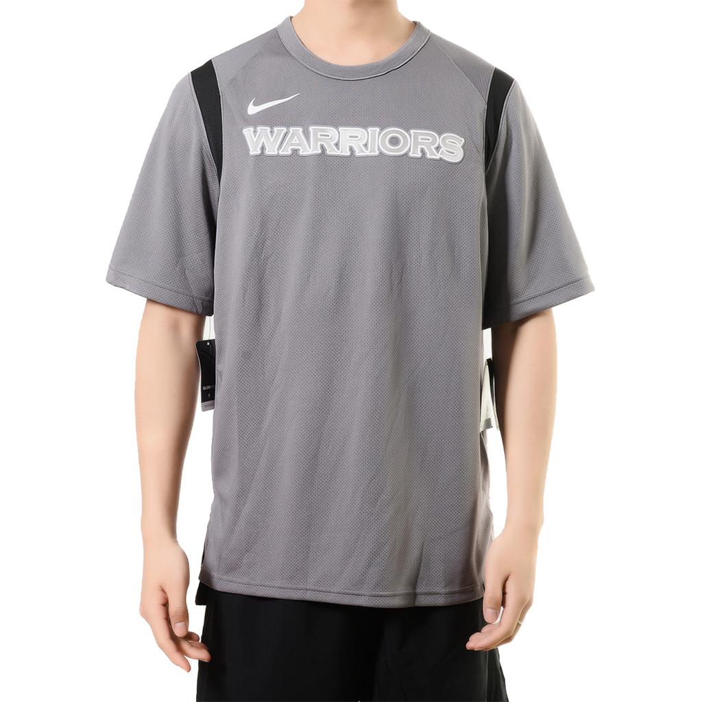 Nike Camiseta Deportiva de Manga Corta Golden State Warriors para Hombre Tops Gris 920570-036