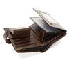 Vintage Men Faux Leather Wallet RFID Blocking Bi-fold Short Wallet Minimalist Slim Anti-Theft Credit Card Holder Front Pocket Wallet