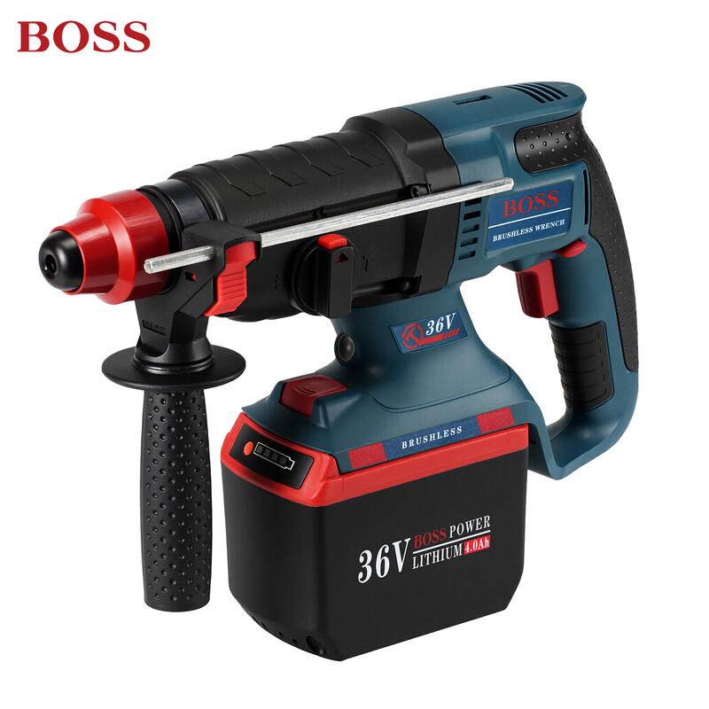 BOSS 36V Industrial Brushless Cordless Rotary Hammer Drill CN plug (adapter included)