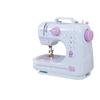 Compact Lockstitch Electric Sewing Machine with Foot Pedal - Multifunctional for Thick Fabrics