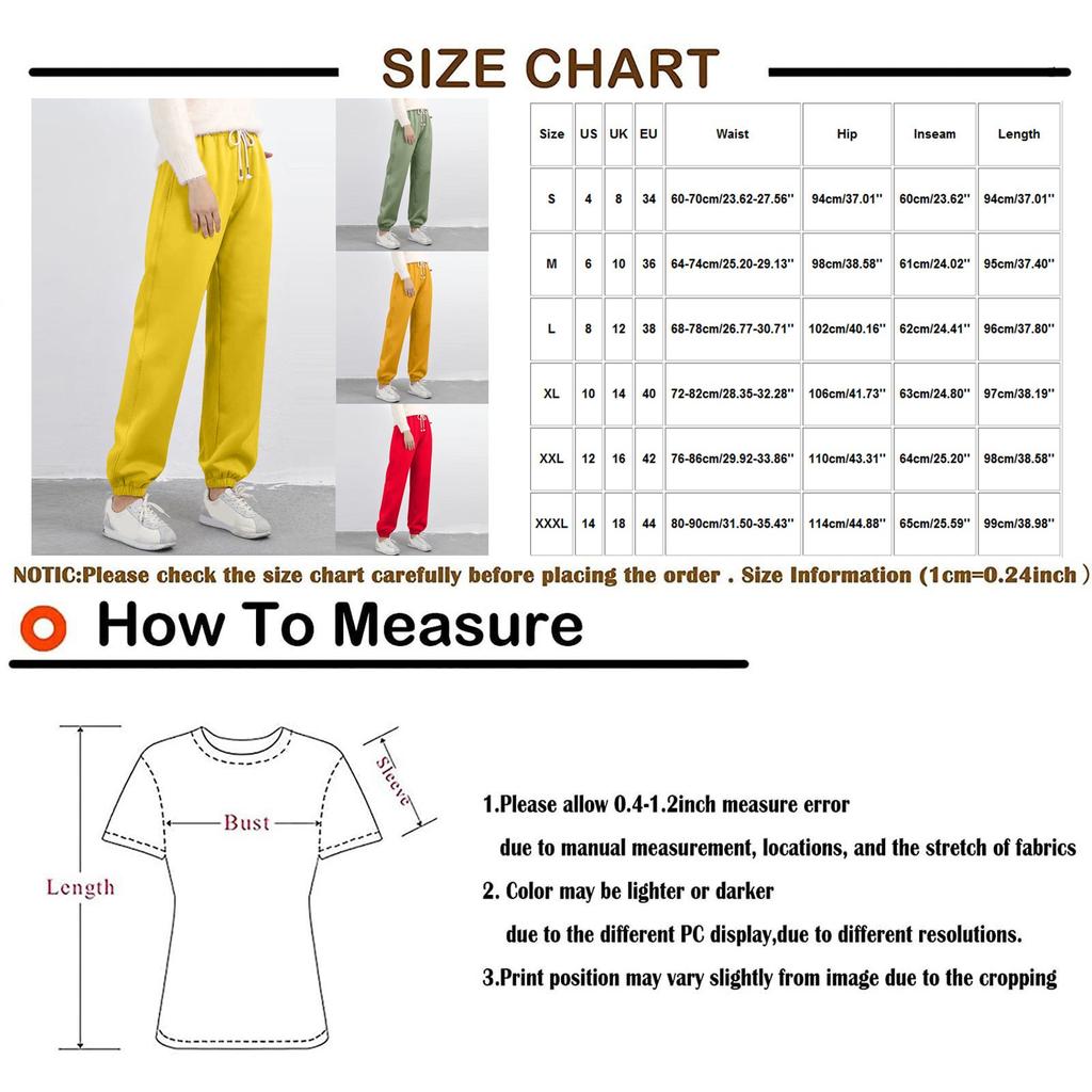 Women's Fleece Lined Thickened Sweatpants Harem Pants Loose Fit Warm Casual Athletic Joggers with Elastic Waist and Drawstring