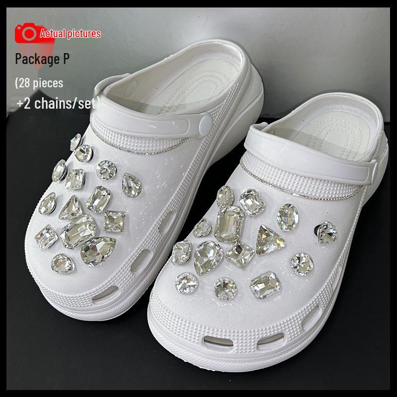 

Набор стразовых крестов для приклеивания и пришивания - Цветочные украшения для обуви и аксессуары для DIY