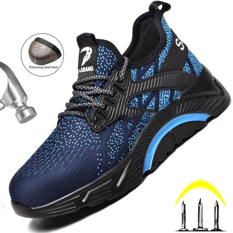 

Рабочая обувь, мужская и женская защитная обувь, мужские рабочие защитные ботинки со стальным носком, строительные дышащие рабочие кроссовки, промышленная обувь