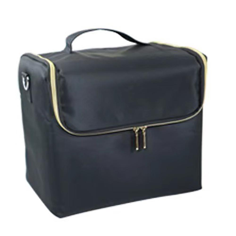 Portable Makeup Cosmetic Bag Organizer Beauty Nail Toolbox Large Capacity Travel Storage Bag Simple Handheld Makeup Case