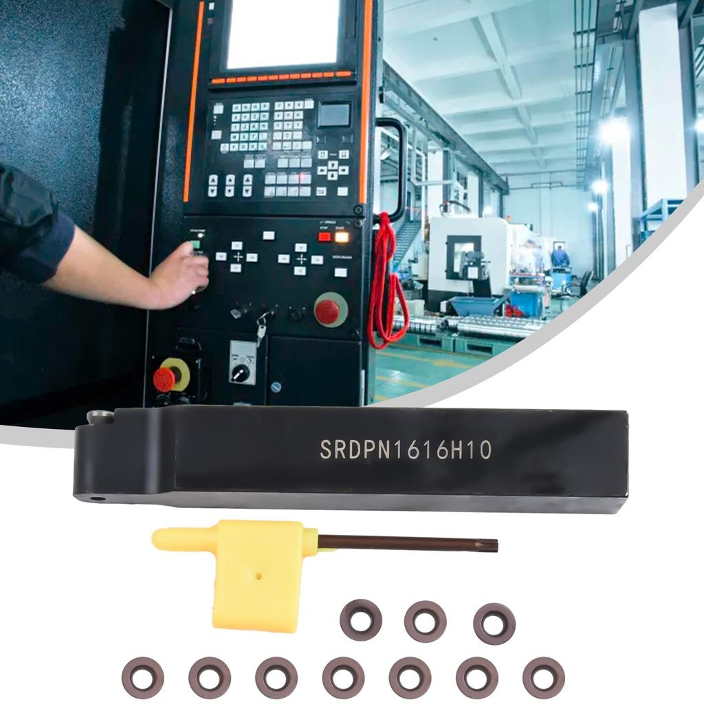 10PCS RPMW10T3MO-VP15TF Turning Insert SRDPN1616H10 Turning Tool Holder