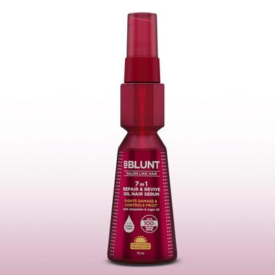 BBLUNT 7 In 1 Repair Revive Hair Serum 70 Ml For Frizz Control, Shine Boost, Damage Care For Men And Women Daily