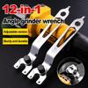 Adjustable Jaw Angle Grinder Wrench Multi Function Grinder Wrench  Disc Replacement