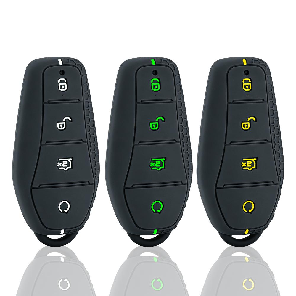 Autoschlüsselhülle Abdeckung Silikon Schlüsselanhänger Schutzhülle Für Byd Han Ev Tang Dm/Qin Plus/Song Pro/Max/Yuan Dolphin E2 Zubehör
