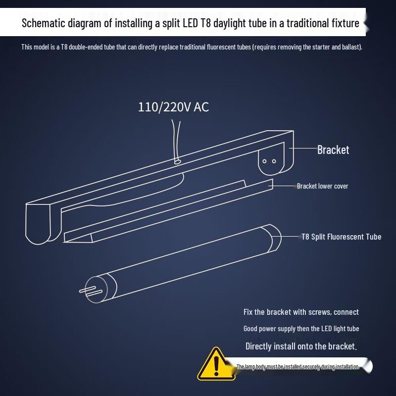 T-MOTOR T8 Radar Sensor LED Tube Light