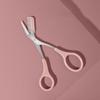 Make-up-Tool, Augenbrauentrimmer mit Augenbrauenkamm, spitze kleine Schere, Augenbrauentrimm-Set