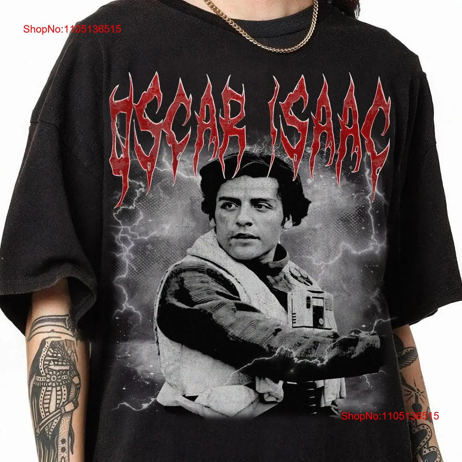 

Oscar Isaac Black Metal Vintage T Shirt 90s Is vintage Washed graphic Comfortable homme fashion Soft designer clothes 5XL різнокольоровий