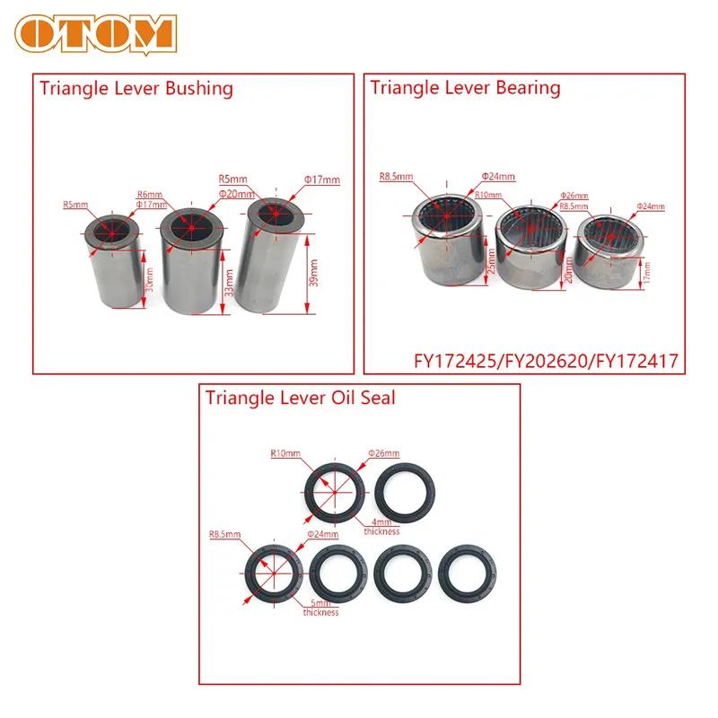 Motorcycle Rear Shock Suspension Linkage ARM Triangle Lever Lowering Link Bearing Oil Seal Bushing Set For HONDA CRF230F CRF230L