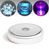 Light-up Coaster [Herbarium-Specific Round Shape (Silver) & USB Cable] Display Figure Light Stage Light Crystal Light Felinas NKLS-3SL&USB
