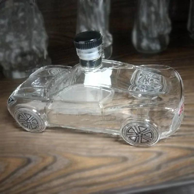 Handmade V8 V-Twin Engine Whiskey Decanter Motorcycle Theme Unique Bar Glasses for Whiskey Lovers Wine Bottle