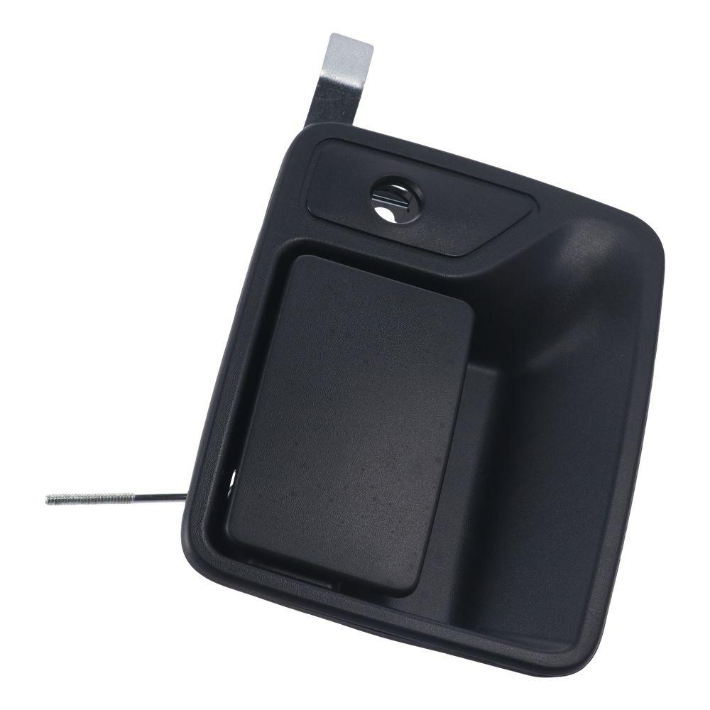 1pcs 17.5x13.6cm(6.89x5.35in) Exterior Door Handle Outside Side Black Outside Door Handle Front 7C3Z2522405AA Car Accessories