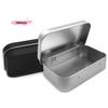 M-Metal Rectangular Empty Mini Tin Box Tinplate Push Candy Pill Cases Bins Jar Hinged Containers Tin Small Organizer Storage Box