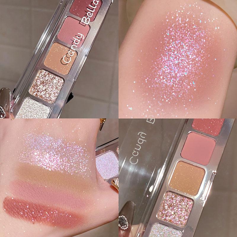 

DIKALU 5-цветная палитра теней для век Earth Tone Matte Pearl