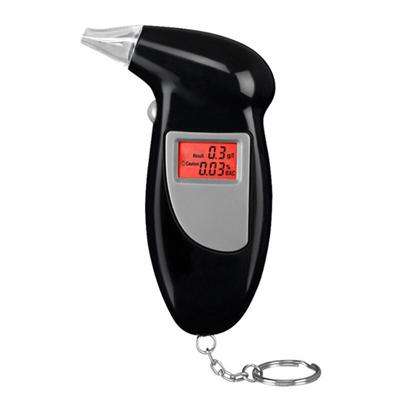 Detector de bafômetro com display digital portátil para dirigir e beber álcool