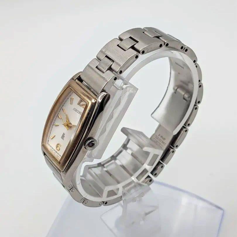 Used [Working/New Battery] SEIKO LUKIA Ladies Watch Tonneau Shape