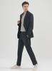 Comspace1980 [M~5Xl] Linen-Like Loose Fit Setup Blazer_Gray