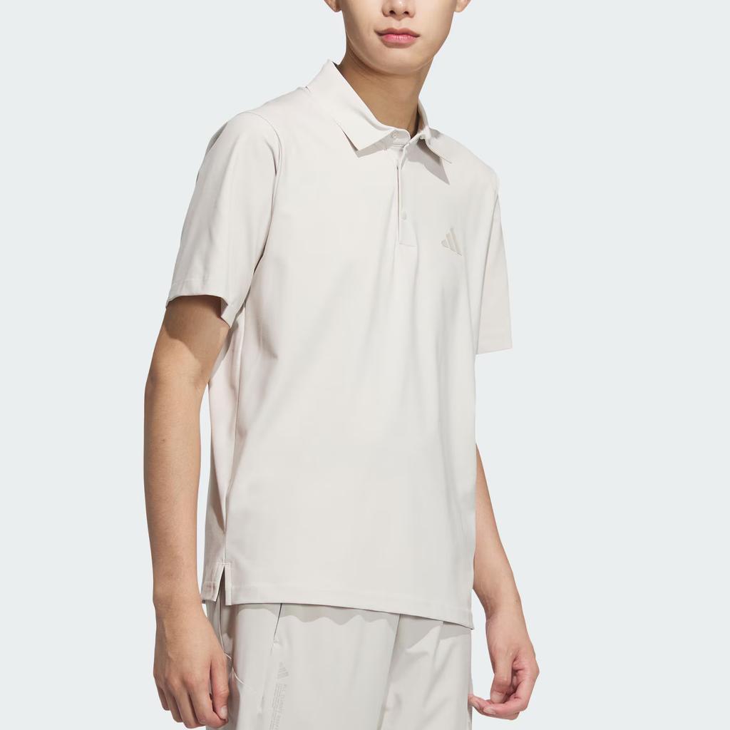 Adidas Logo Cool Sports Casual Short Sleeve Polo Shirt Men Polo Shirts Miracle-Bauxite-Brown JL6047