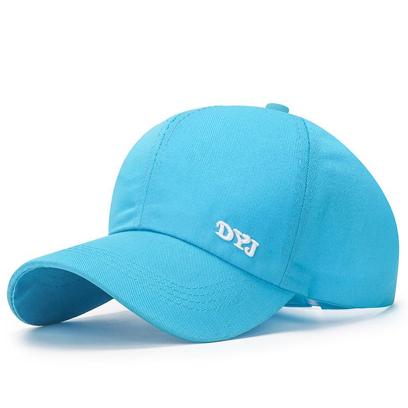A High Ponytail Baseball Cap for Women's Summer Sun Protection with A Duck Tongue and A Hollow Top