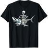 Halloween Shark Skeleton Funny Halloween T-Shirt