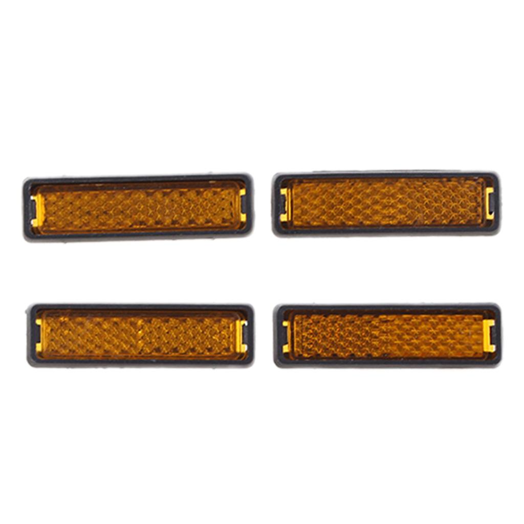 4 Stk./Set Fahrradpedalreflektor Sicherheit Nachtradfahren Reflektierendes Fahrradzubehör