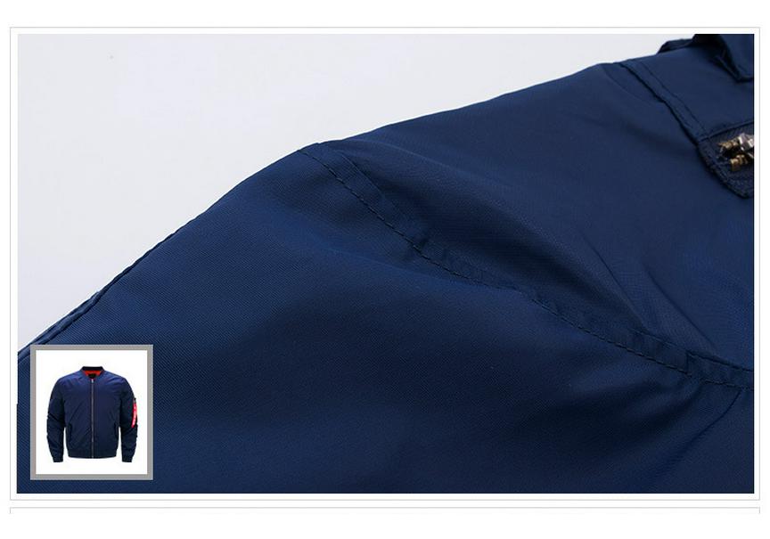 Extra Large Men's Pilot Cotton MA Jacket - Trendy, Loose Fit