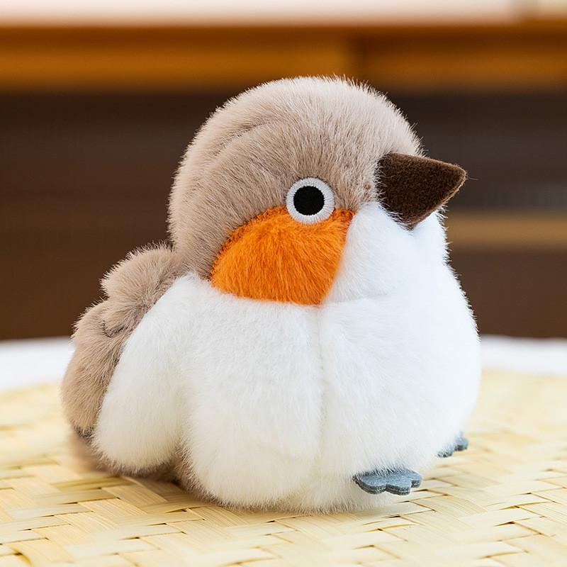 Sparrow Plush Animal Dolls For Kids With Soft Cotton Filling And Portable Design