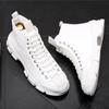 FashionTop Quality Fashion Men's Casual Shoes Leather Platform Boots Men Sneakers Male Man Trending Leisure High Tops Shoes for Men
