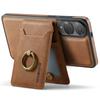 MAGKING K1 Series For Samsung Galaxy S25 Edge Magnetic Case PC + TPU + PU Phone Cover with Card Holder
