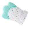 Baby Teething Gloves Safe Silicone Prevent Scratches Stimulating Teether Glove Sound Toy for