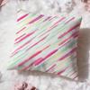 Stripes intersecting Cushion Cover Premium Comfort Reversible Pillow Cove Two in One Design for Any Room  Car Interior