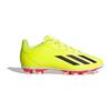 adidas X Crazyfast.4 CLUB FXG Abrasion Resistant Low Top Kids' Soccer Shoes Yellow Black Kids' IF0717