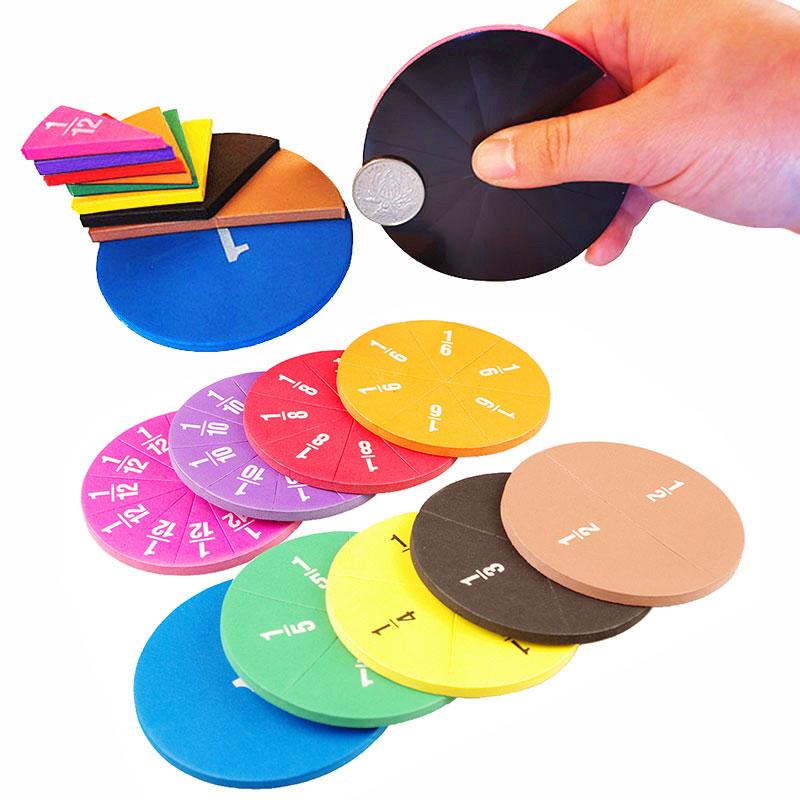 Toys Educational Toys 51Pcs Early Learning Learning Fraction Arithmetic Fridge Magnet Toy With Magnetic Math Score Learning Kids