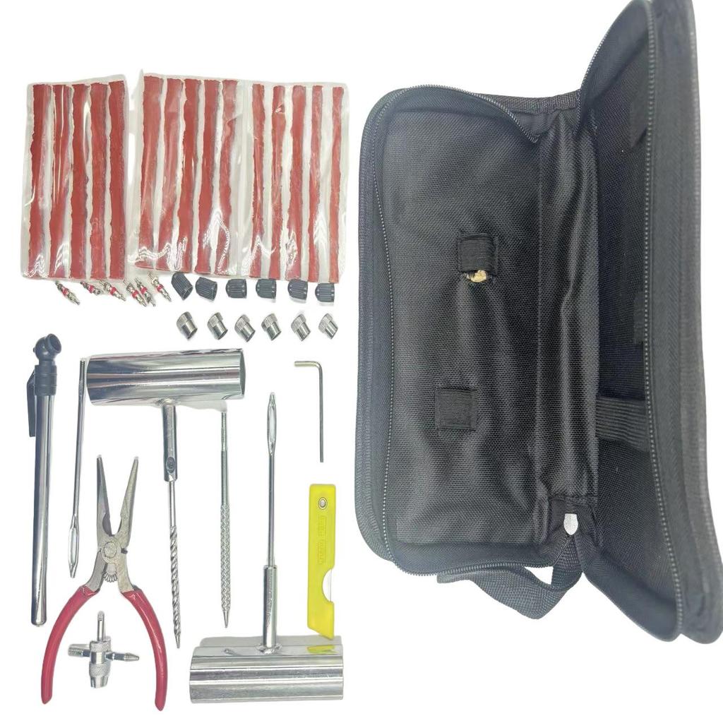 Universal Car Tire Quick Repair Kit - Emergency Outdoor Tool Set