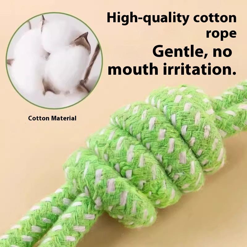 Dog Knot Toy Grinding Teeth Biting Bone Teddy Bigbear Small and Medium Dogs Bored Interactive Pet Supplies