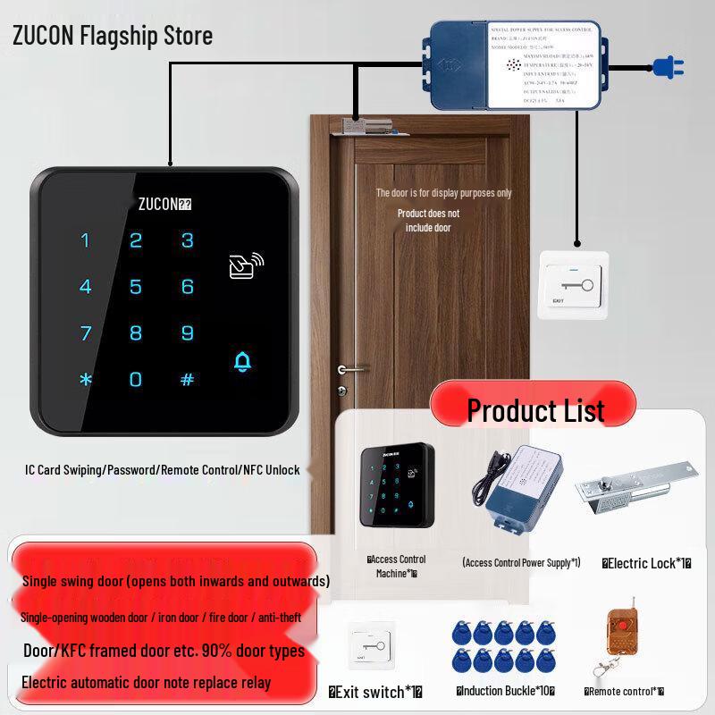 ZUCON X12 Integrated Access Control System CN plug (adapter included)
