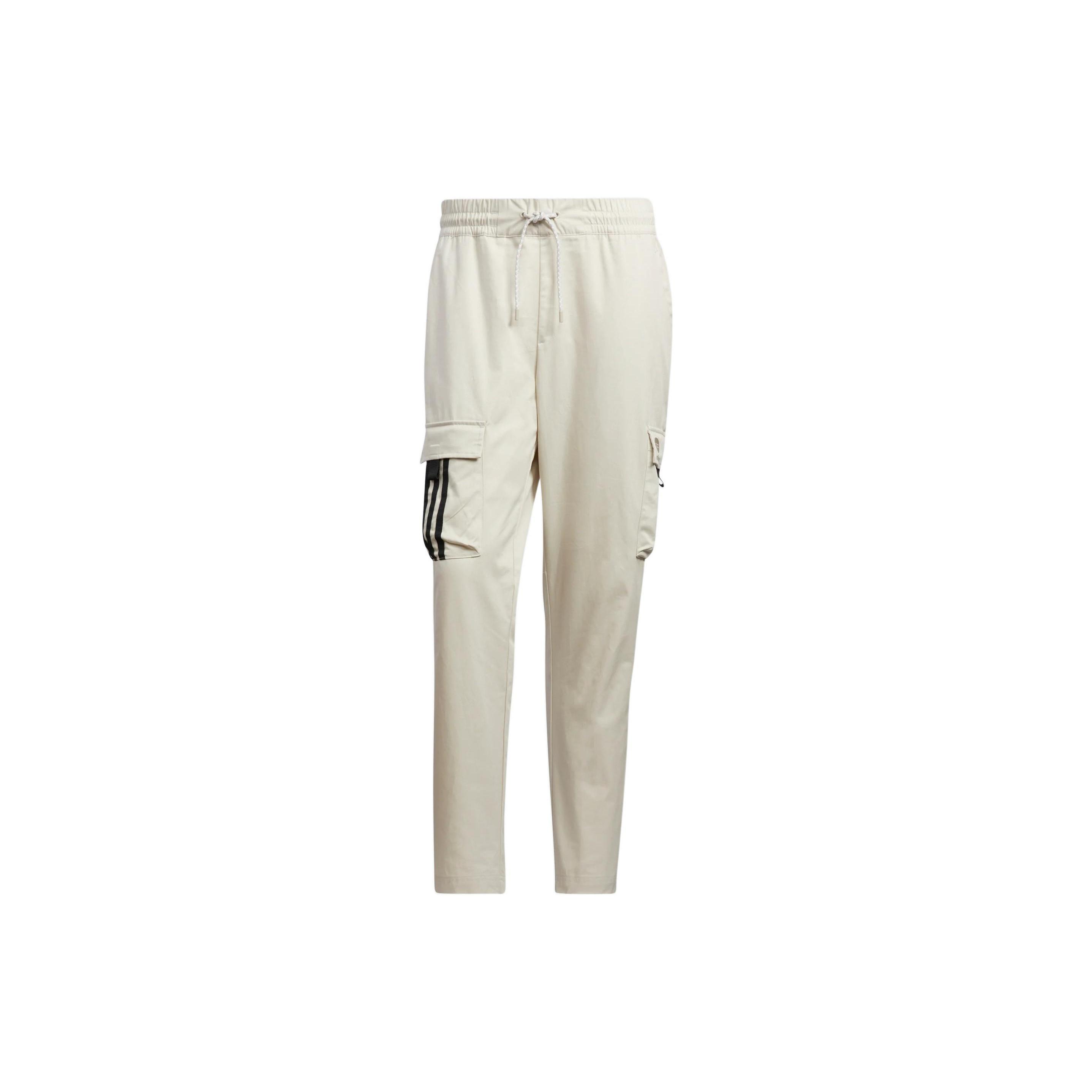 Men s adidas neo Stripe Multiple Pockets Casual Sports Pants/Trousers/Joggers Bauxite Brown HC9672 XS