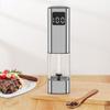 LED Display Electric Salt and Pepper Grinder Adjustable Particle Coarseness Spice Mill  Restaurant
