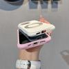 Bo Yang Liquid Silicone Magnetic Rotating Bracket Case for iPhone 17 Pro Max