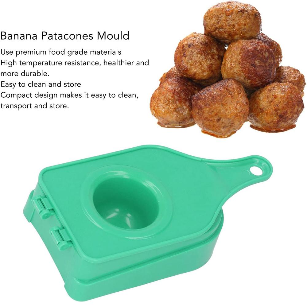 LMETJMA Tostonera Banana Bacon Mold Tostonera Plantain Press Tostonera Toston Maker Tostonera Plantain Solid Masher JAF292