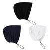 Commuters Friendly Turban Hat Adjustable Drawstring Head Cover Skull Hat for Women Mercerized Cotton Comfortable Headwrap
