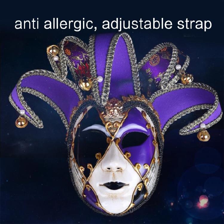 Masquerade Mask Halloween Cosplay Eyemask Masquerade Full Face Mask for Halloween Costume Masquerade Party Proms