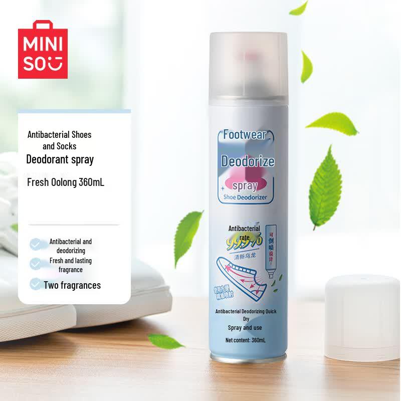 MINISO Antibacterial Shoe & Sock Deodorant Spray