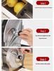 Stainless Steel Hand-Crank Slicer for Vegetables & Fruits