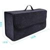 Car Storage Bag, Car Soft Storage Box Trunk Bag Travel Storage Organizer Holder Car Accessories Deep Grey